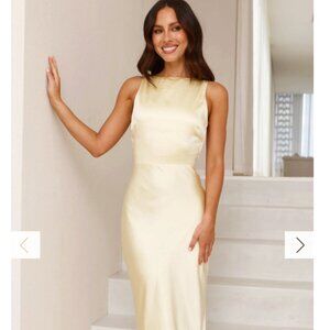 Billy J Sia Maxi Dress - Yellow size 8